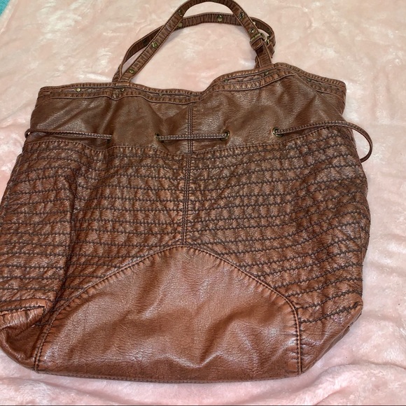 Converse One Star Faux Leather Tote Bag/Purse - Picture 2 of 7